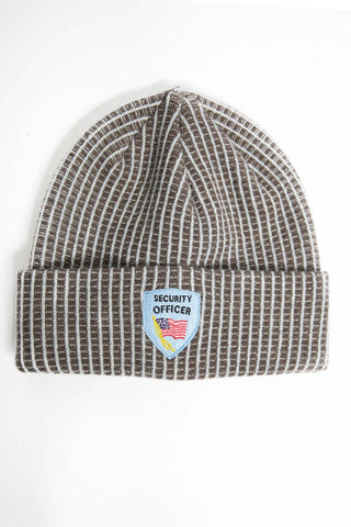 I.S.M. 'Security Officer' Burgundy Cashmere Beanie