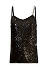 Ilona Rich Black Sequin Flapper Fringed Dress