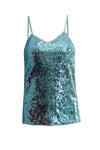Ilona Rich Blue Sequin Flapper Fringed Dress