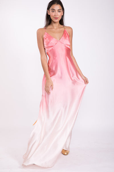 Silk Bead Maxi Dress Soft Pink – Rich Fashion