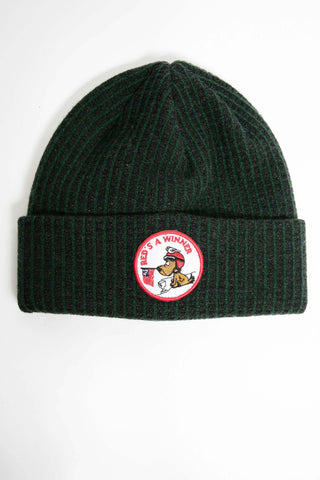 I.S.M. 'Pearl Lager' Green Cashmere Beanie