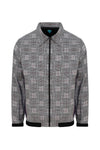 Adrian Schachter Grey Checkered Jacket