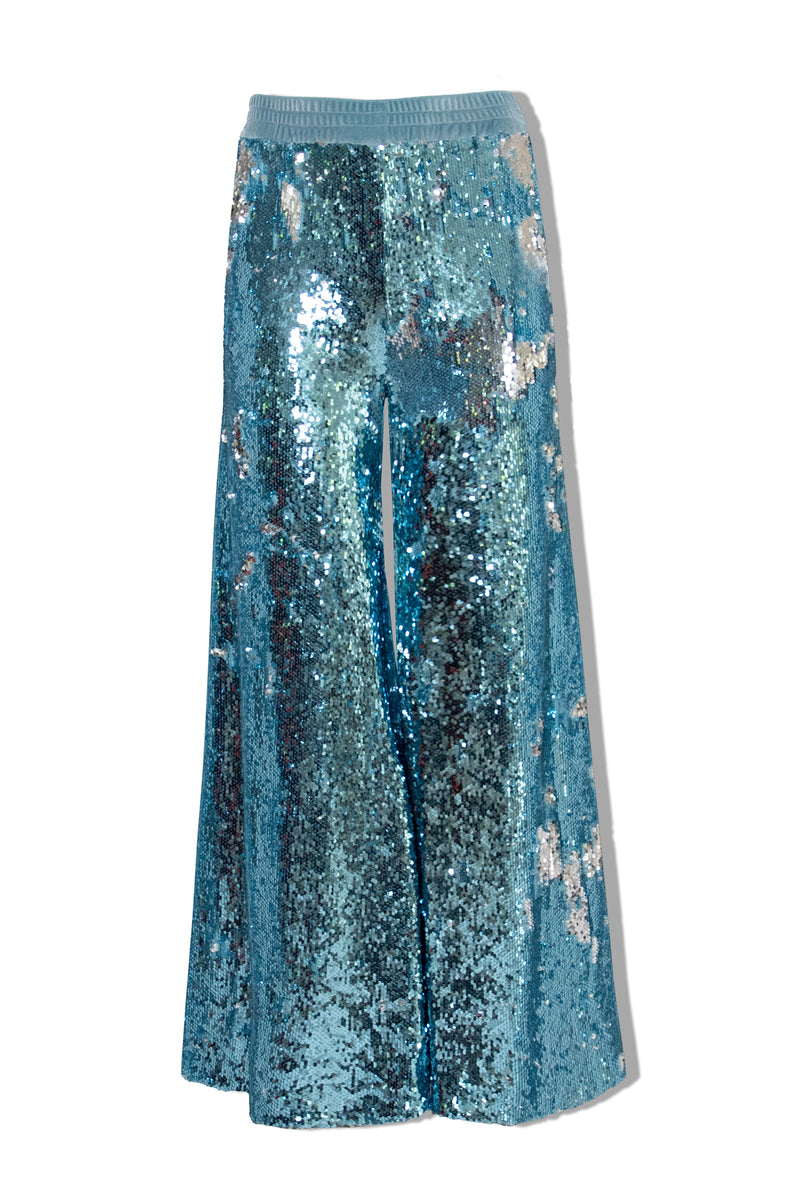 Sequin Maxi Skirt, Silver - SALE - The Blue Door Boutique