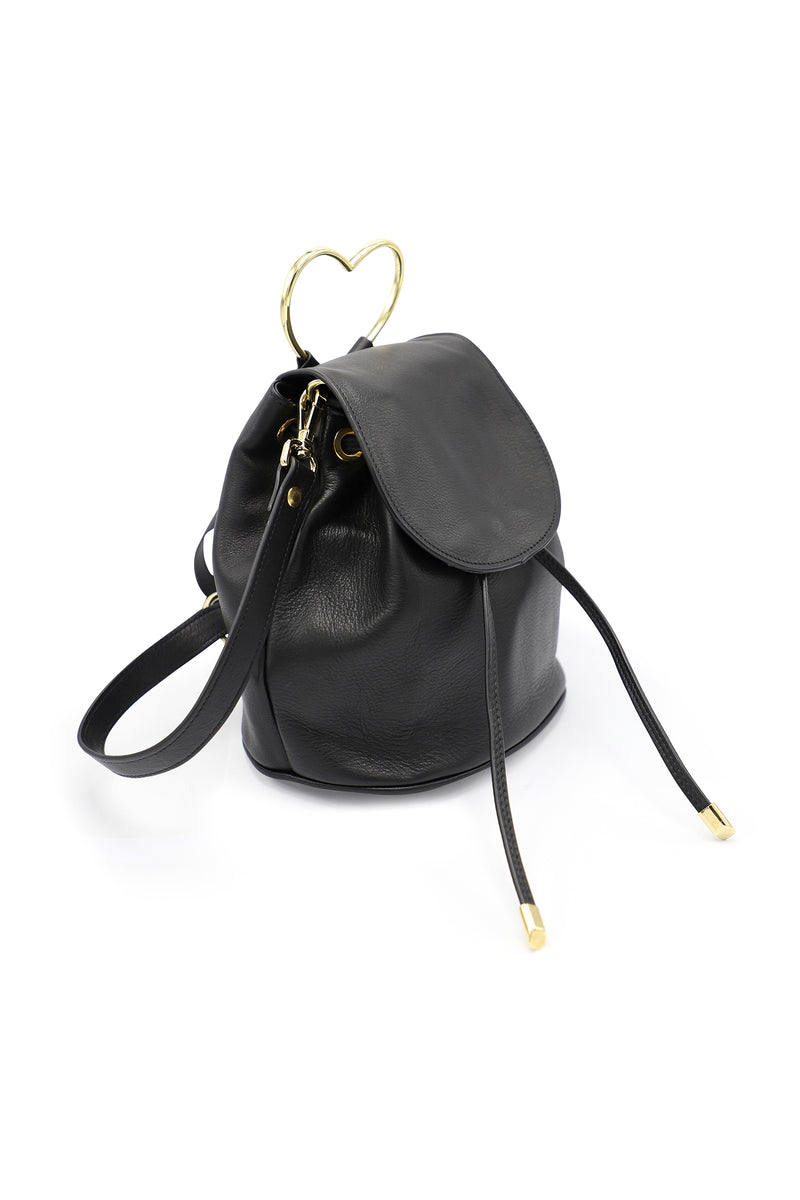 Heart Shaped Leather Bag
