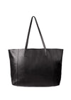 Black Classic Leather Tote Bag