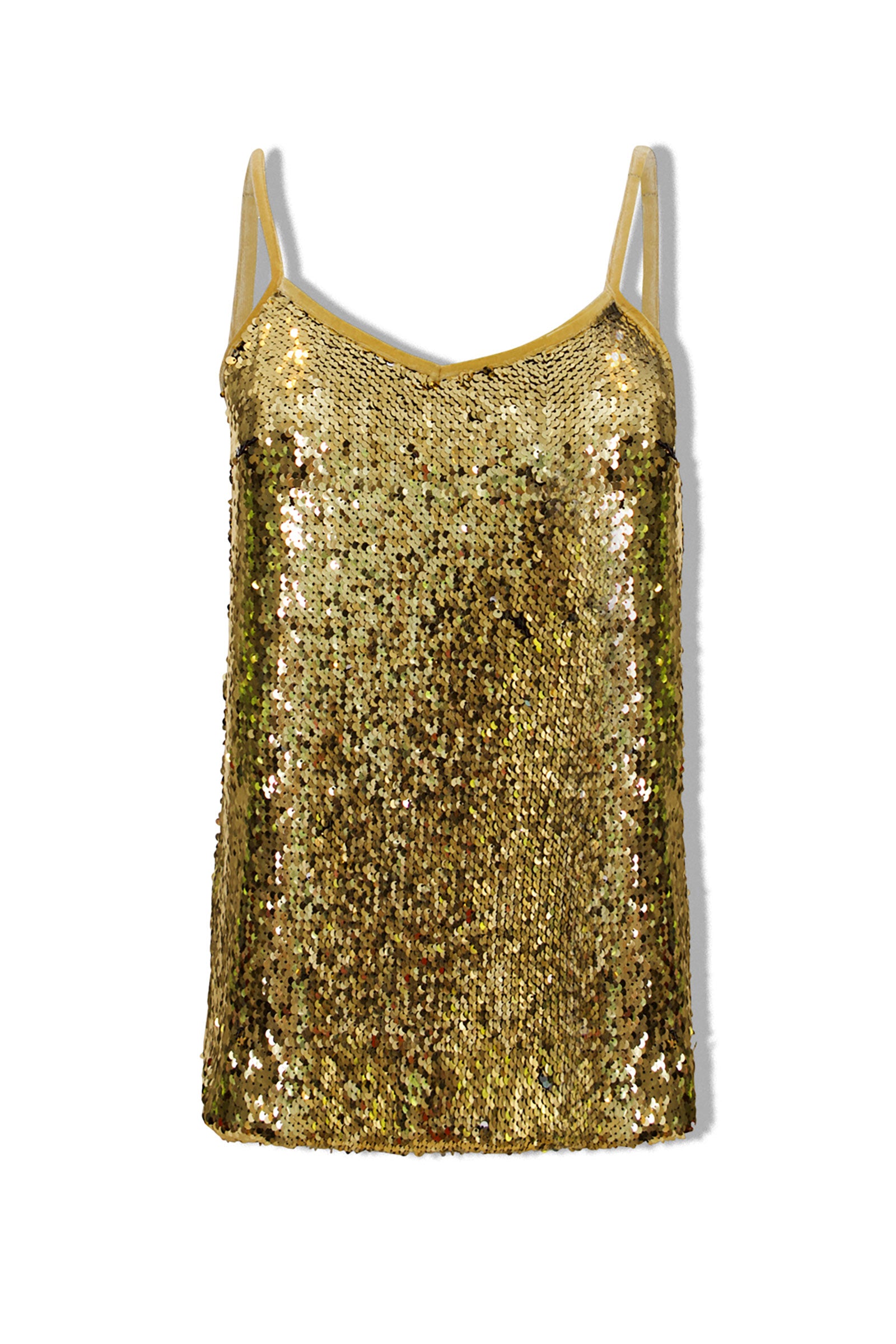 Gajess Glitter Camisole GOLD ガジェス Gajess Glitter Camisole GOLD ガジェス Gold Tops for Women