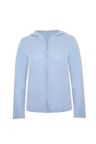 Unisex Blue and White Cashmere Jumper