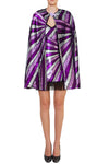 Ilona Rich Purple Geometric Sequin Cami Top