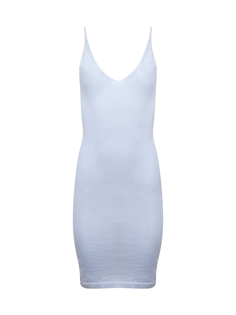 Light Blue Cashmere Bodycon Dress Rich Fashion Light Blue Cashmere Bodycon Dress Rich Fashion