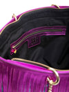 Rainbow Fringe Leather Bag