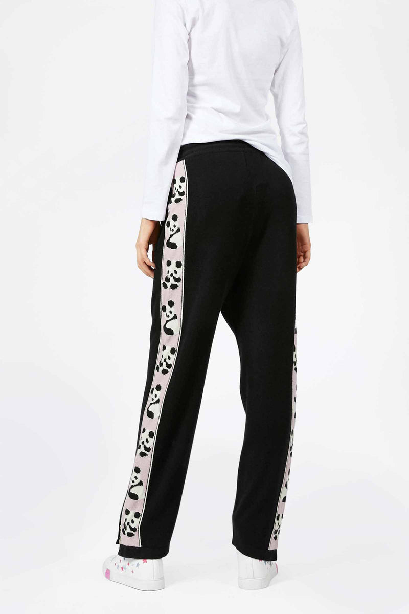 Panda Cashmere Zip Track Pants (2 colors)