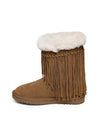 Sheepskin Fringe Winter Boots